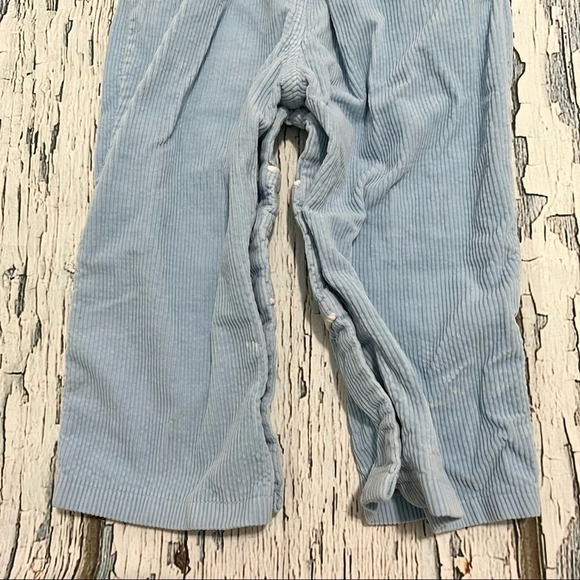 Vintage popsicle 18 month light blue corduroy overalls one piece outfit fall - Picture 8 of 8